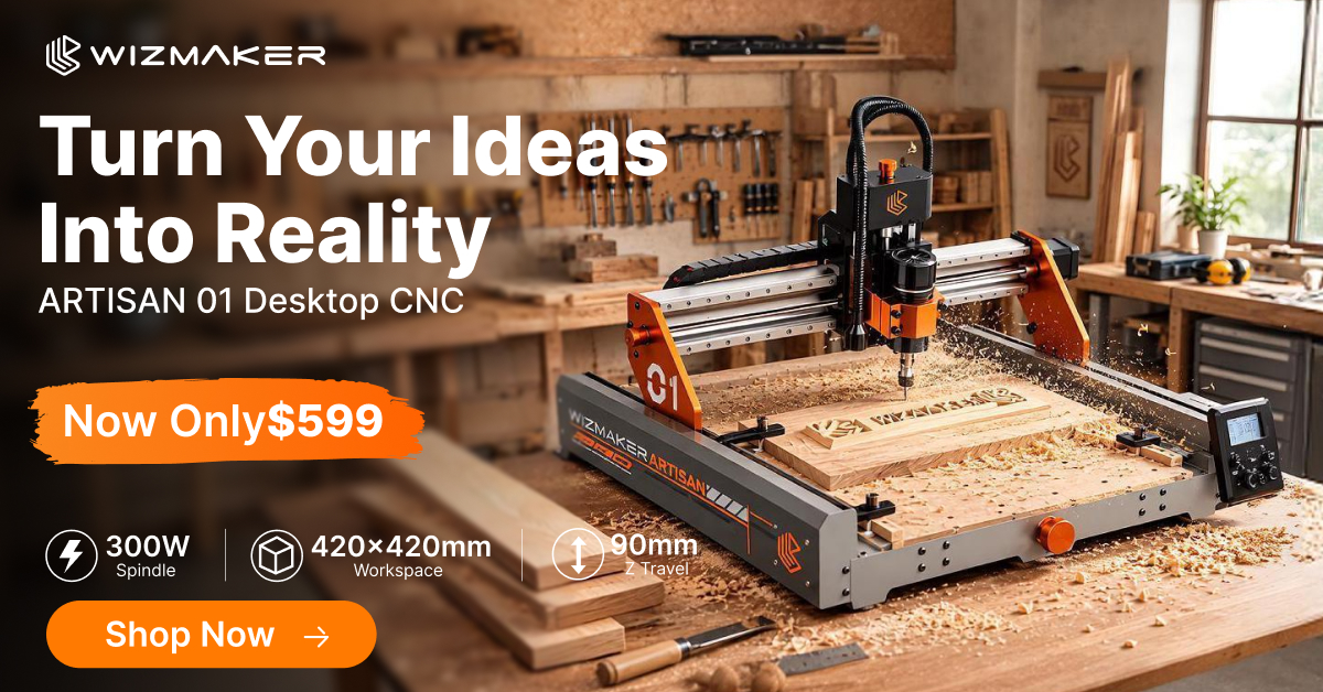 Wizmaker Facebook ad: Save $100 | Now Only $599