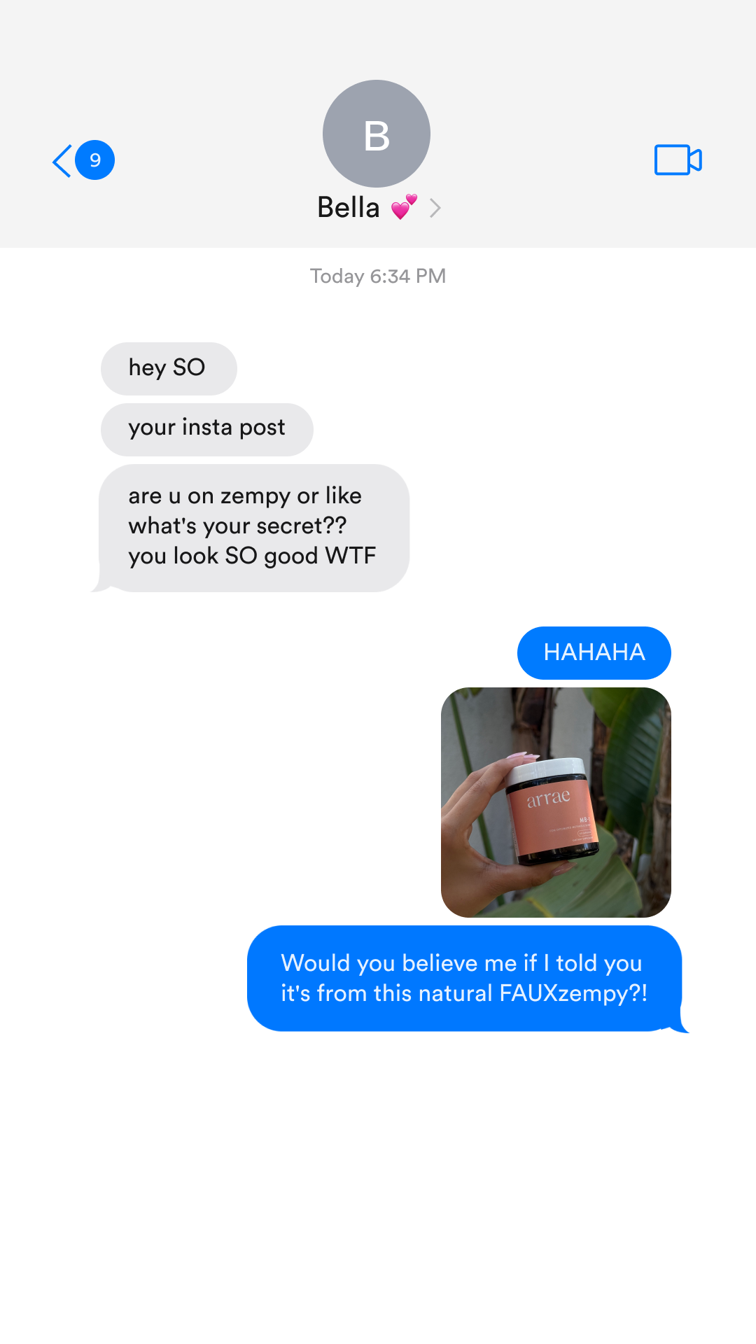 Arrae Facebook ad