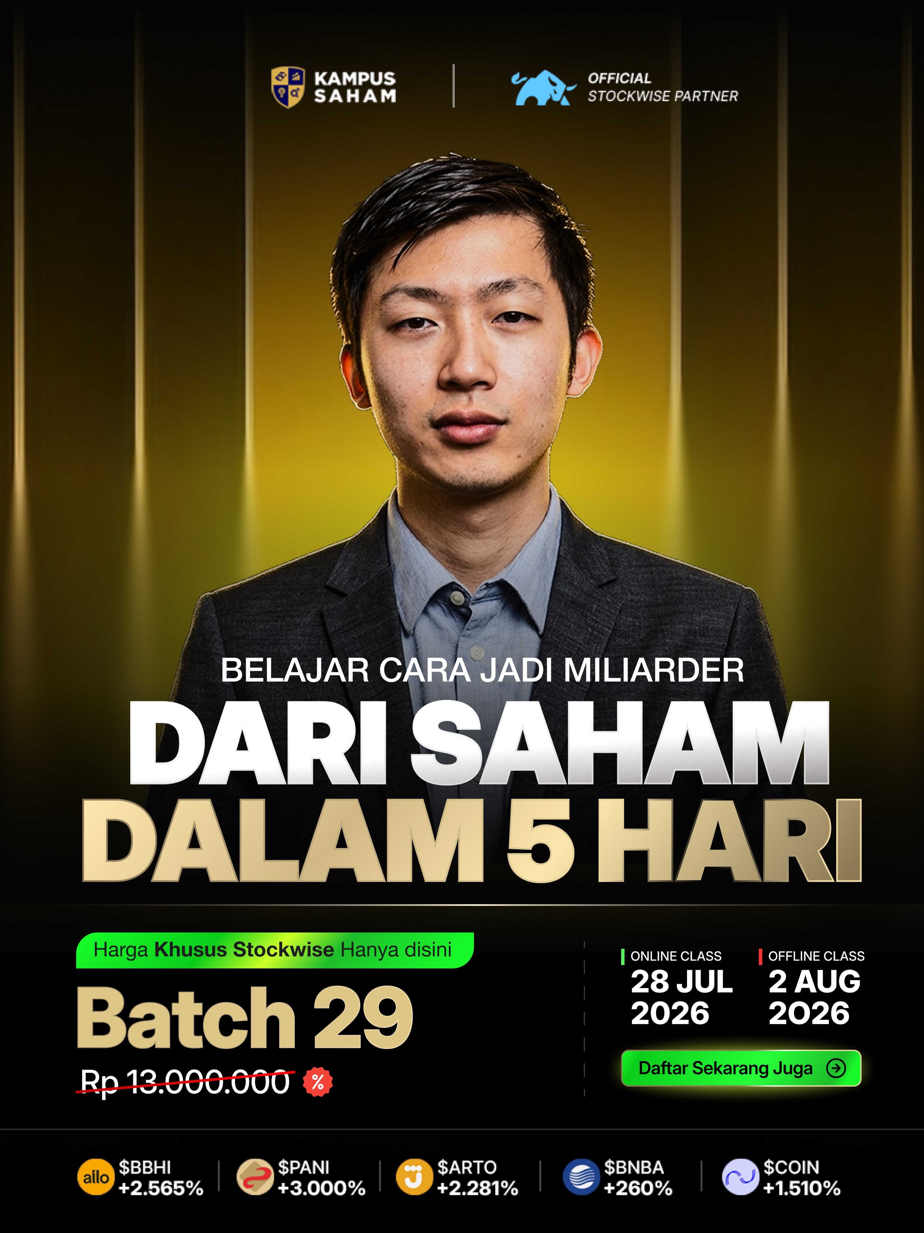 Kampus Saham Indonesia Facebook ad