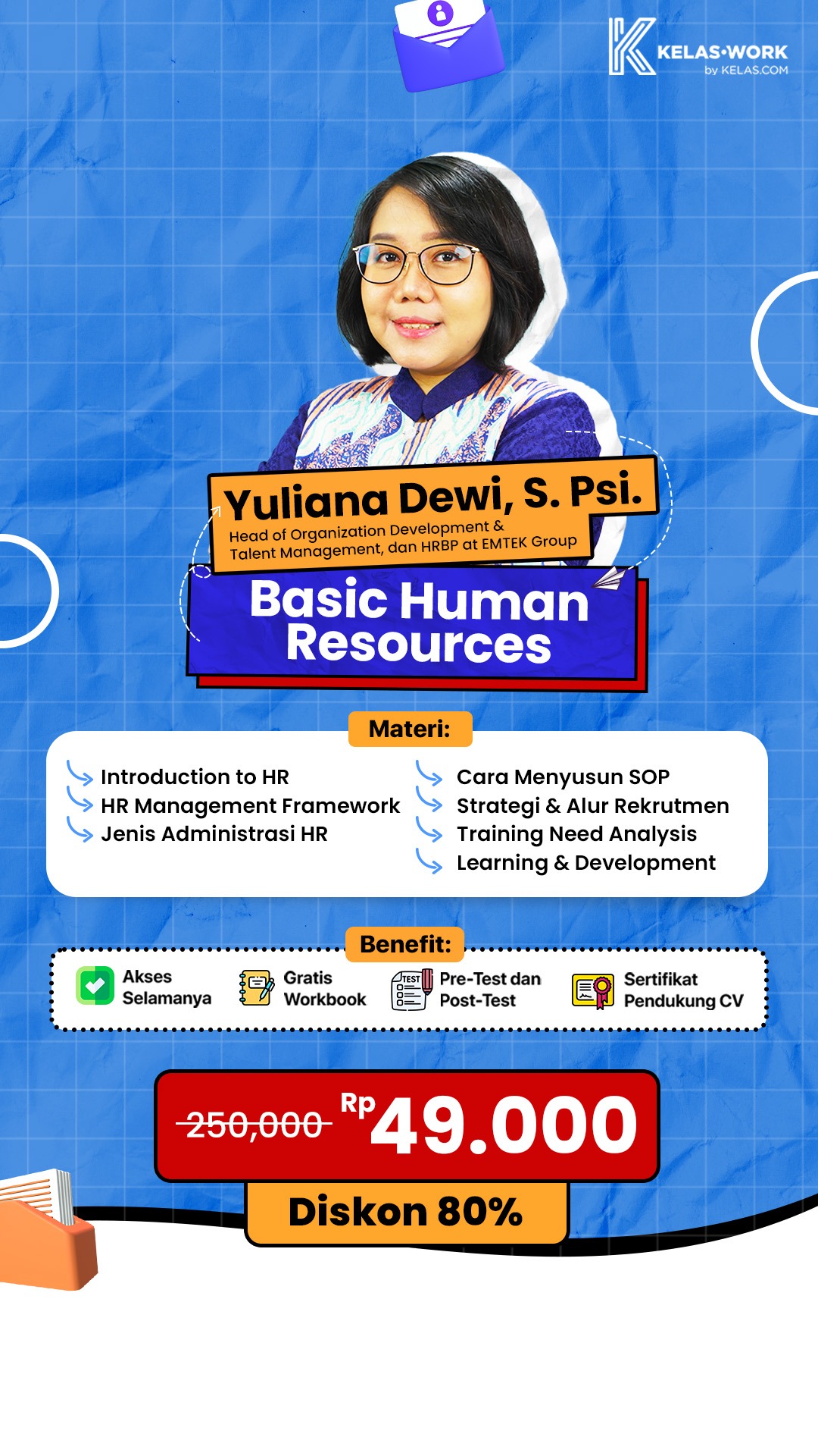 Kelas.Work Facebook ad