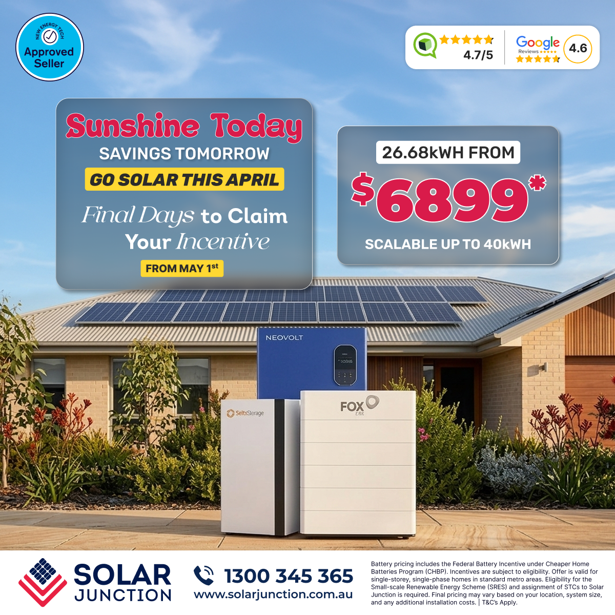Solar Junction Facebook ad