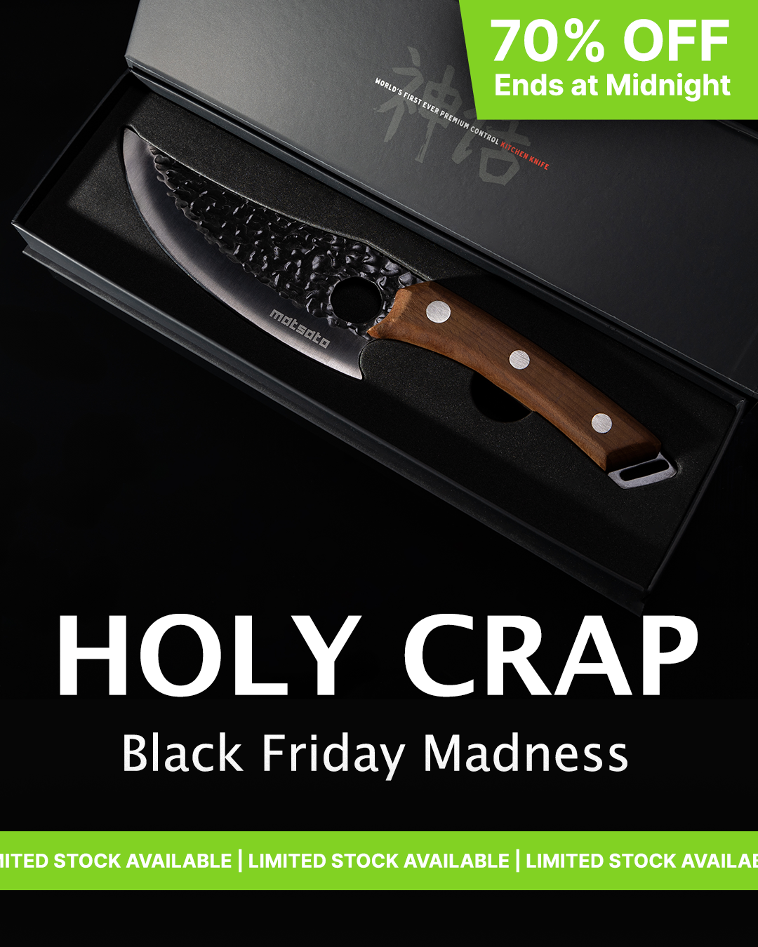Black Friday Facebook ad: Black Friday Deal: 70% OFF