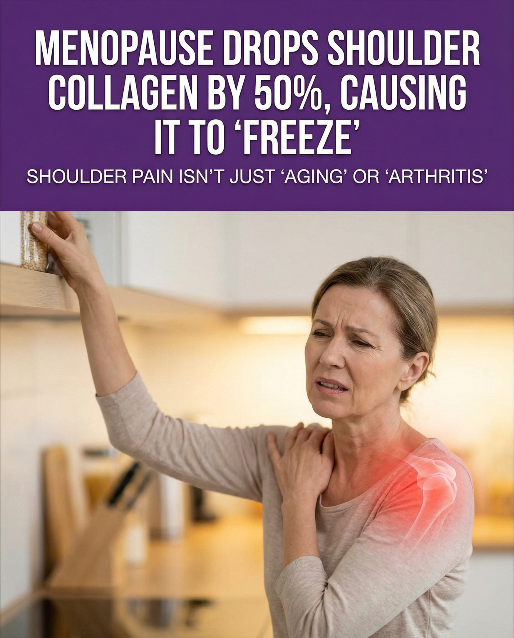 Sarah Mitchell Menopause Joint Expert Facebook ad