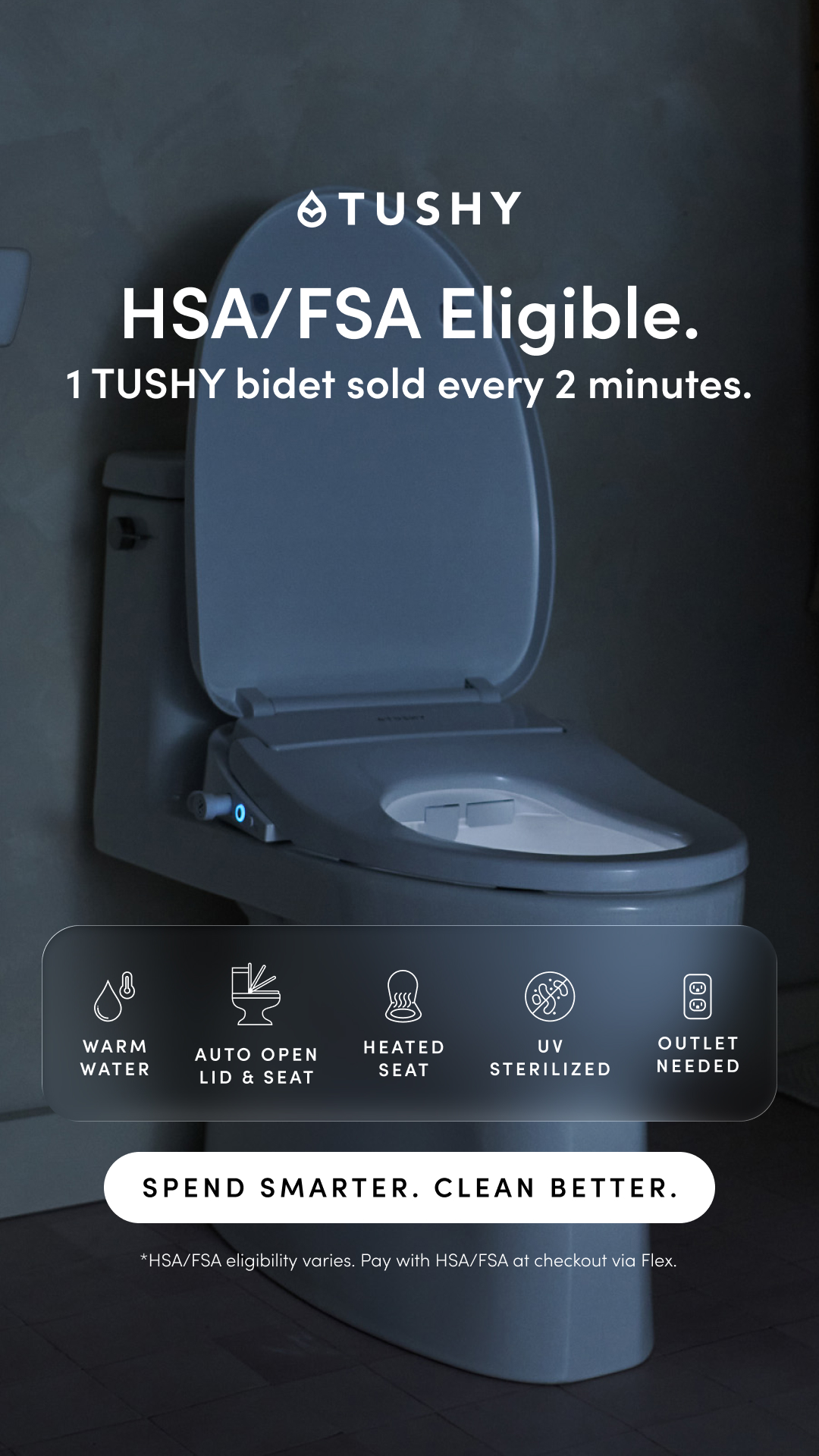 TUSHY Facebook ad