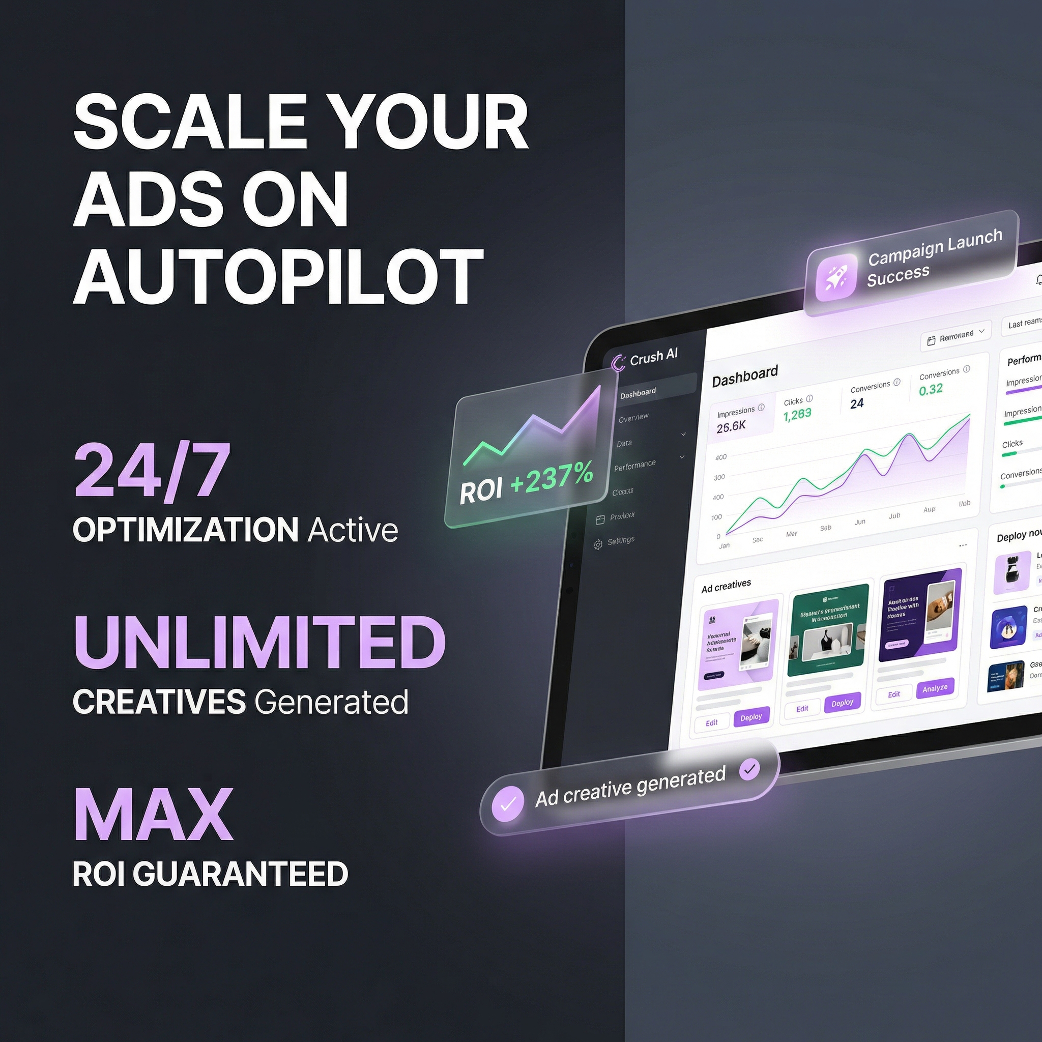 trycrush.ai Facebook ad