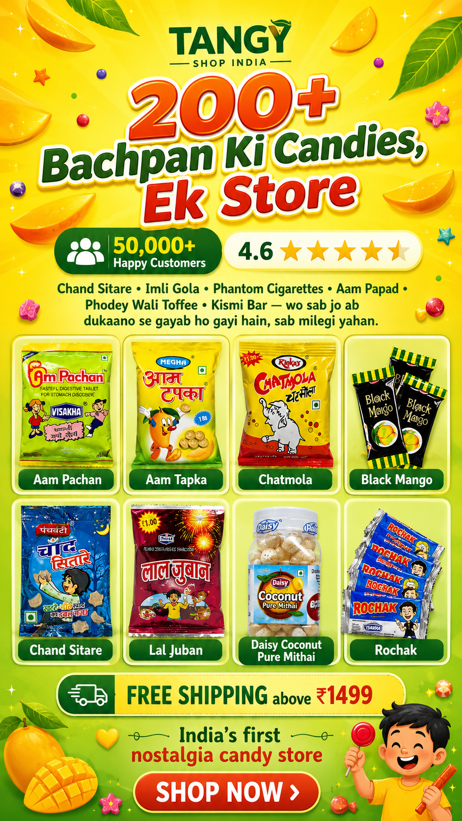 Tangy Shop - Indian Snacks Shop Facebook ad