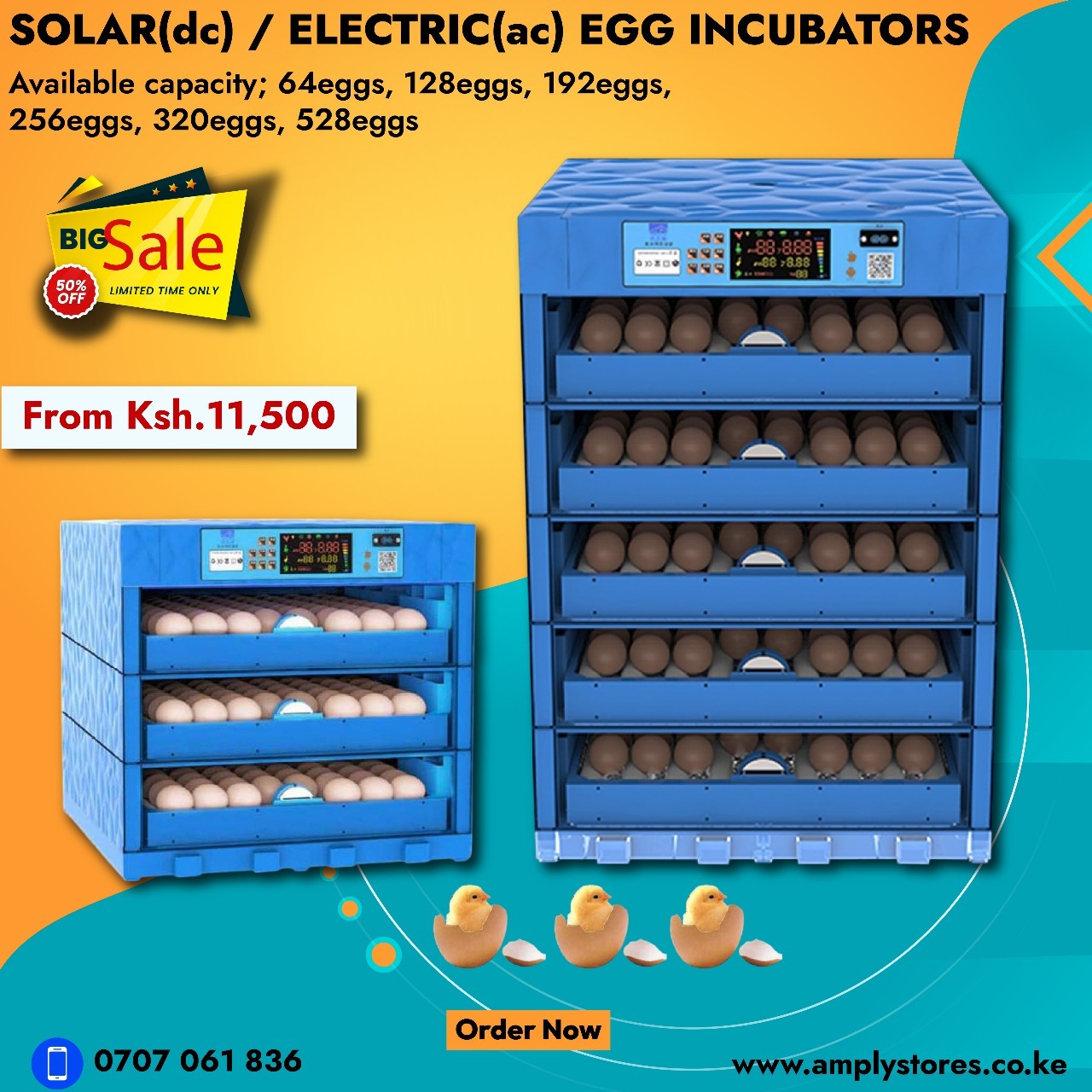 Amply Stores Facebook ad: 64 Eggs, Ksh. 11,500 128 Eggs, Ksh. 15,999 192 Eggs, Ksh…