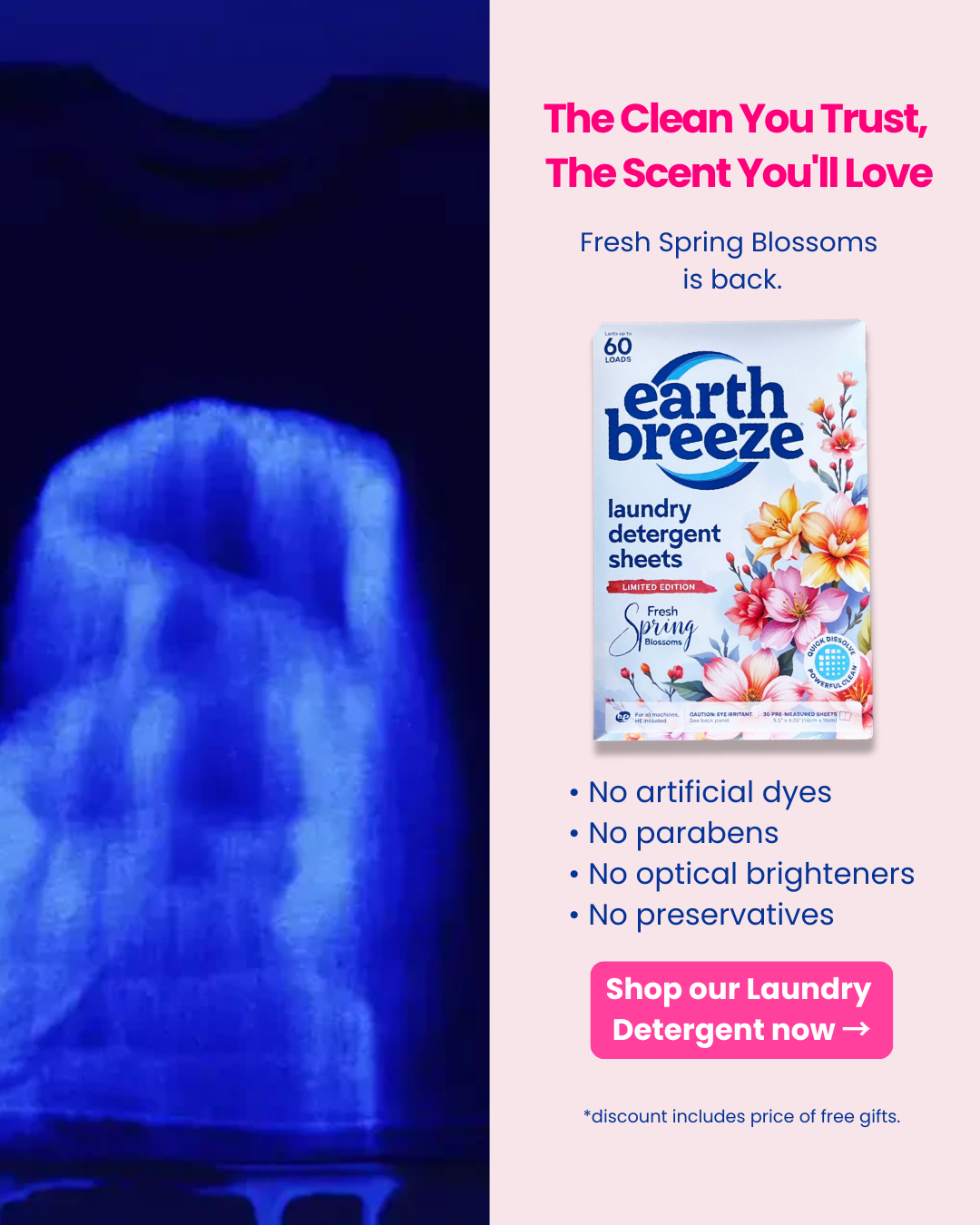 Earth Breeze Facebook ad