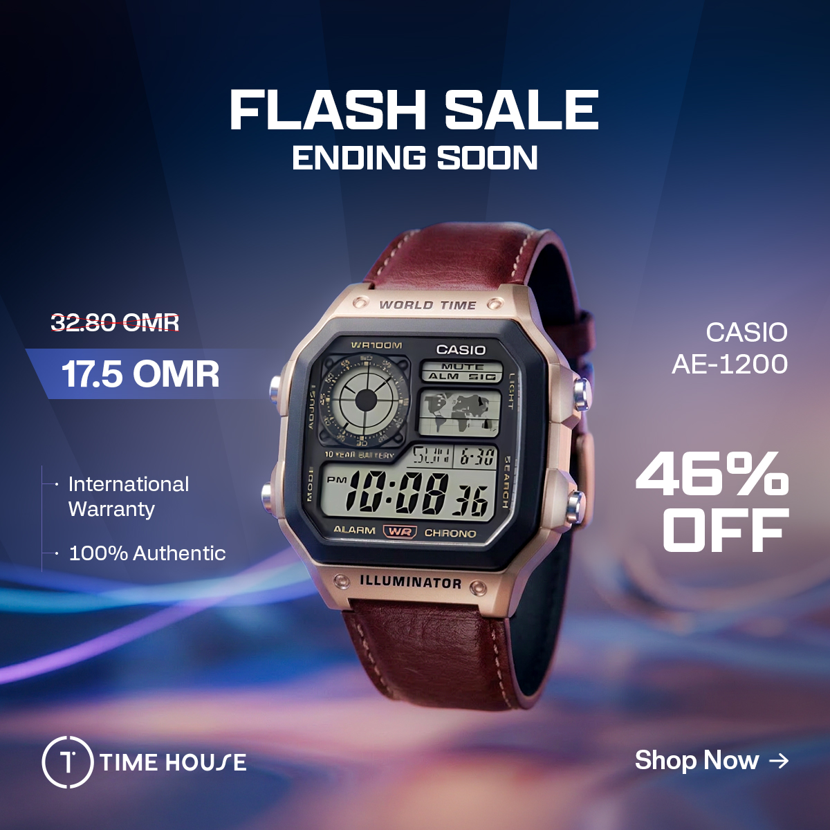 Time house Oman Facebook ad
