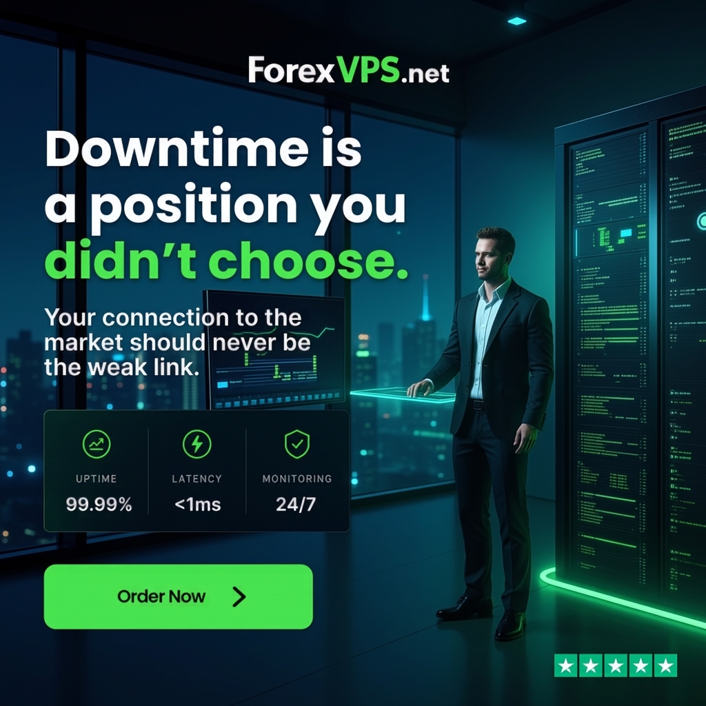 ForexVPS.net Facebook ad: VPS Optimized for Traders