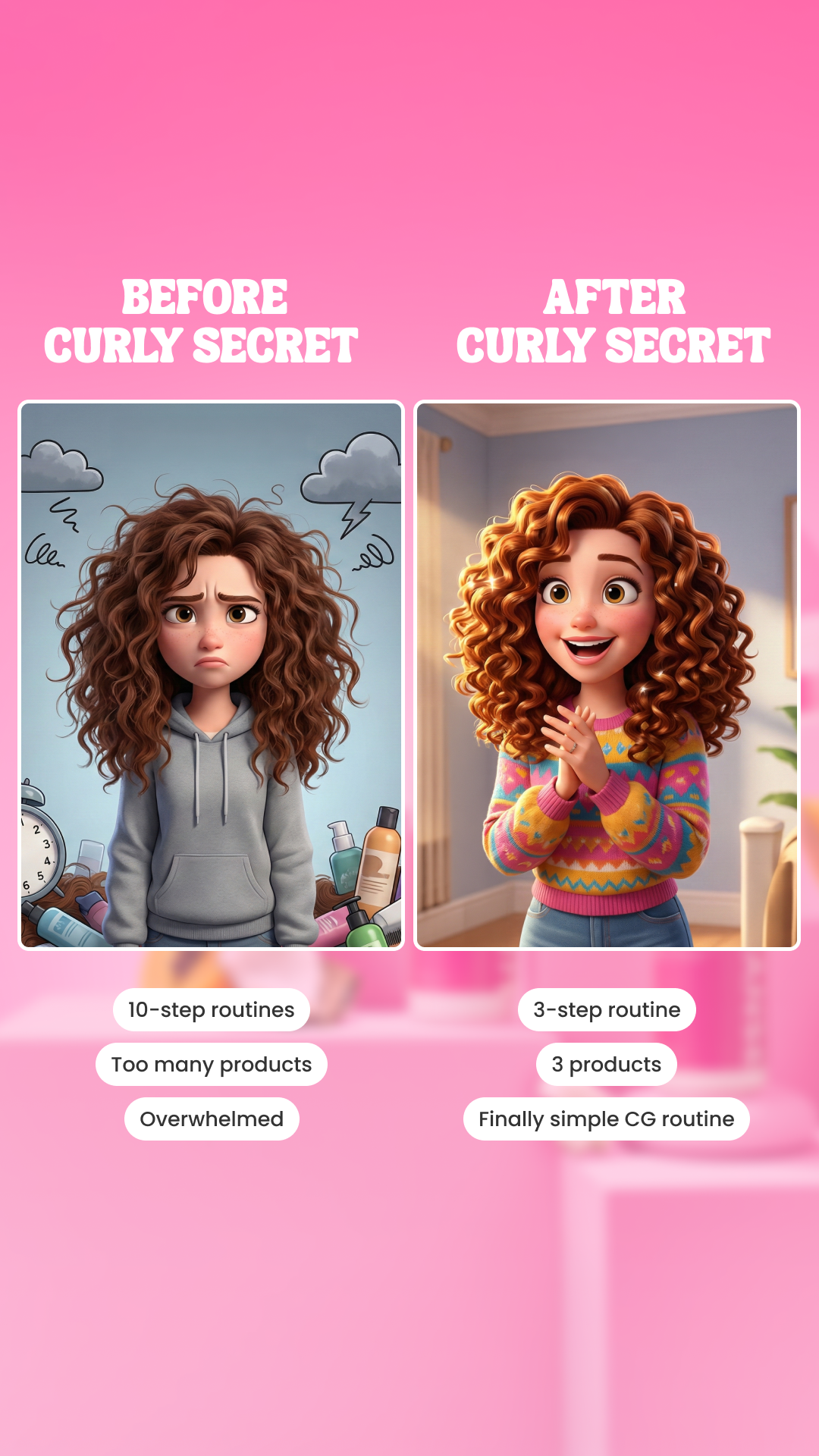 Curly Secret Facebook ad