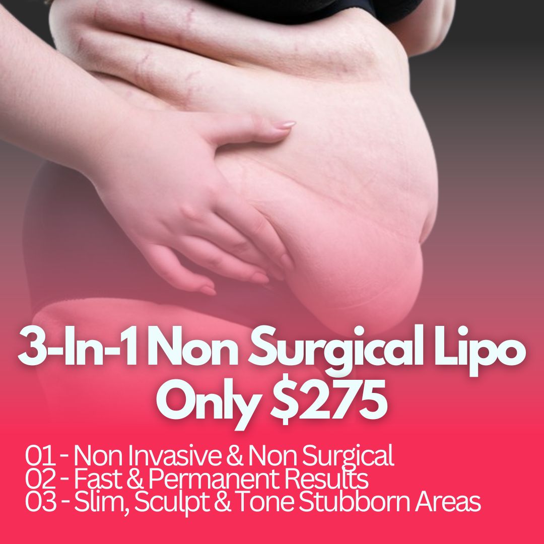 Freezefillglow Facebook ad: 3-in-1 Fat Dissolving NOW $275