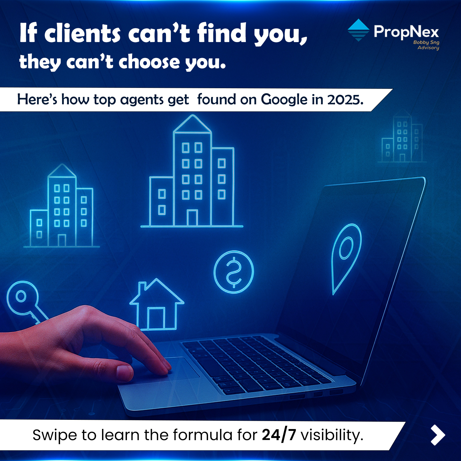 Bobby Sng Advisory Group, PropNex Realty Facebook ad