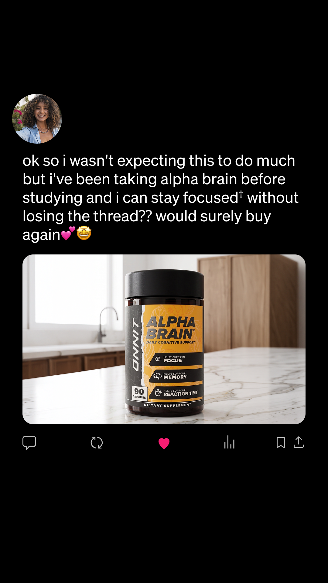 Onnit Facebook ad