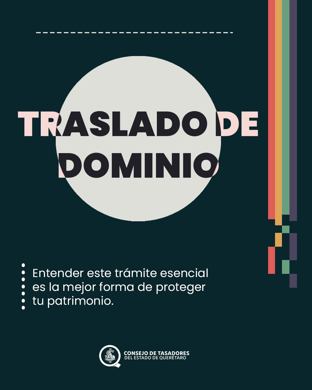 Consejo de Tasadores del Estado de Querétaro Facebook ad: La llave final de tu propiedad no es…