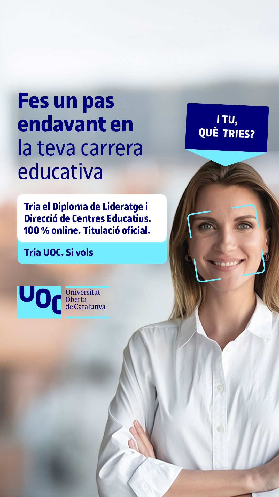 Universitat Oberta de Catalunya (UOC) Facebook ad