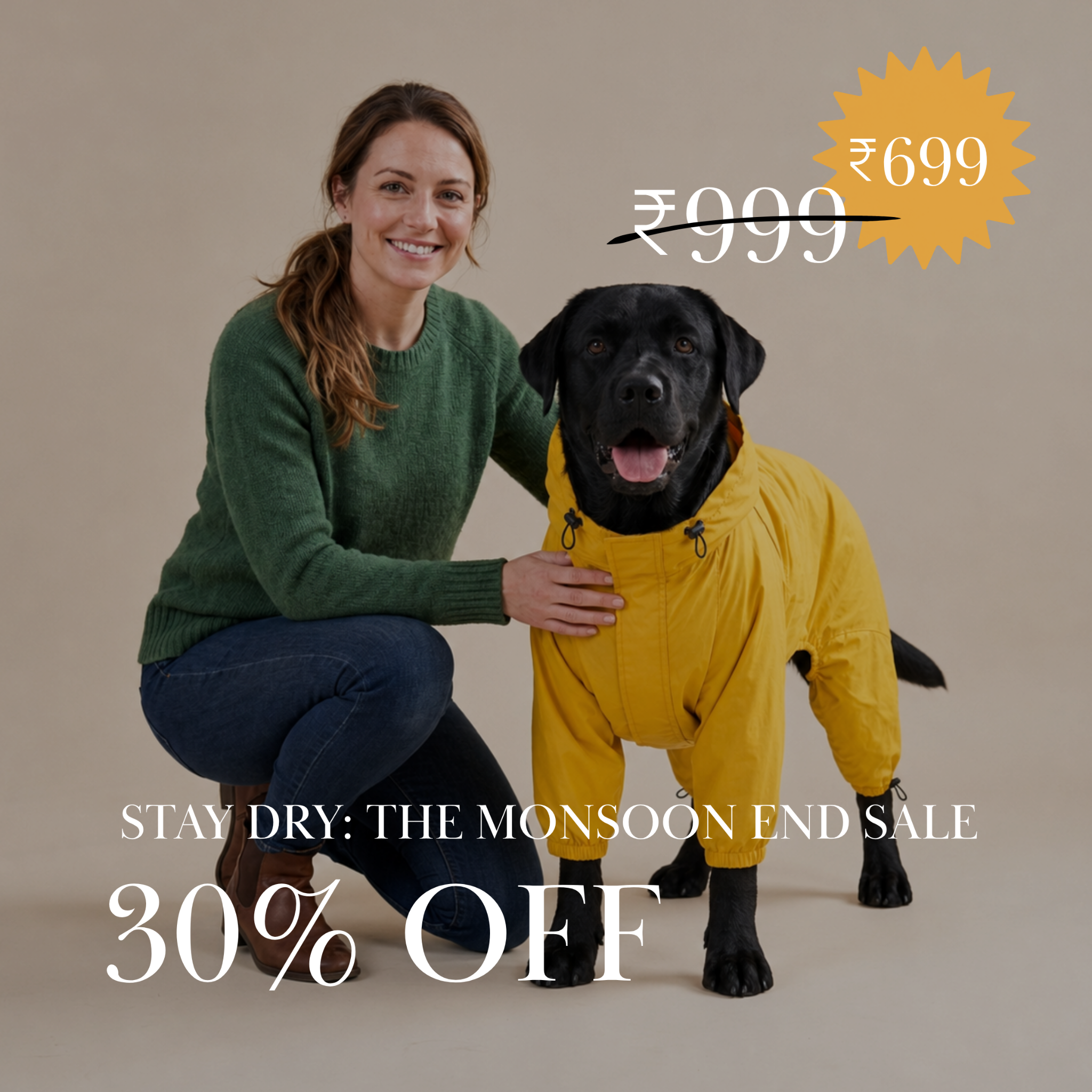 Styles For Tuffy Facebook ad: Rain Can’t Stop Walkies, Now Just ₹699!