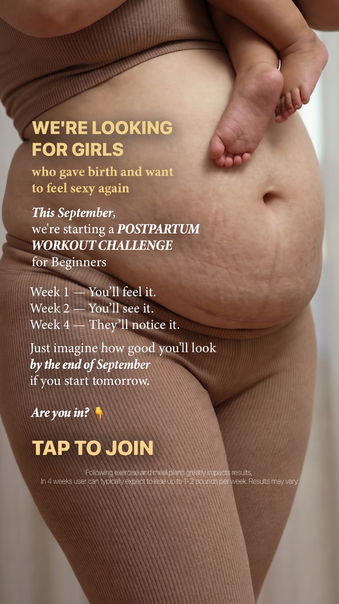 28 Day Challenge Facebook ad
