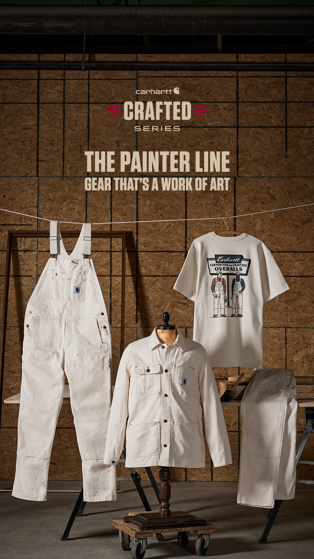 Carhartt Facebook ad: The Crafted Series Painter Line