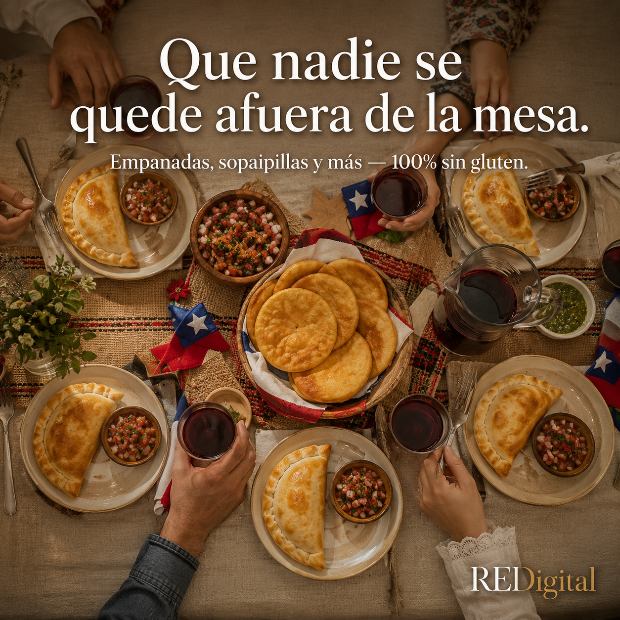 Redigital Facebook ad: +100 recetas sin gluten que sí funcionan