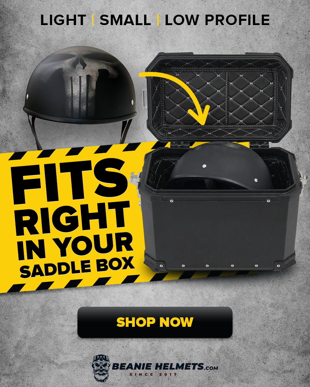 Beanie Helmets Facebook ad
