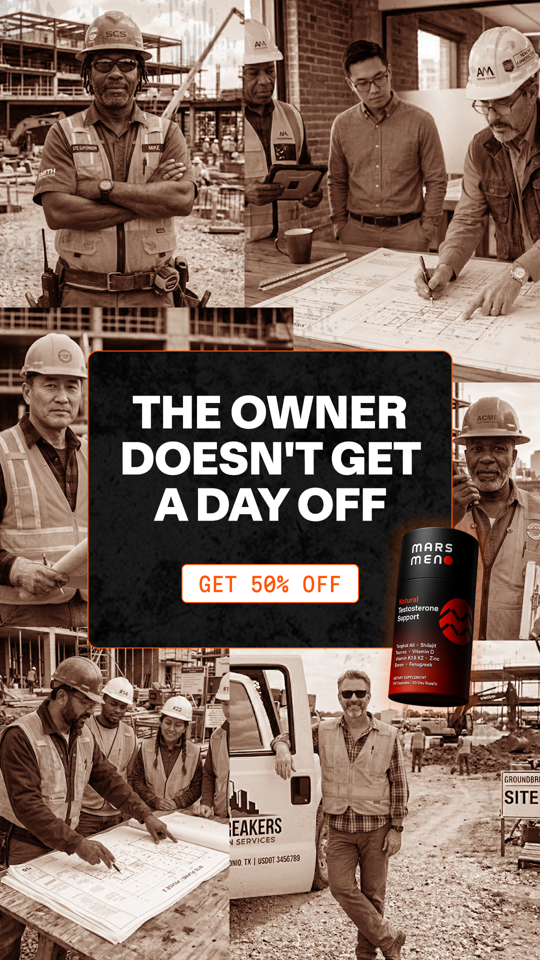 Mars Men Facebook ad