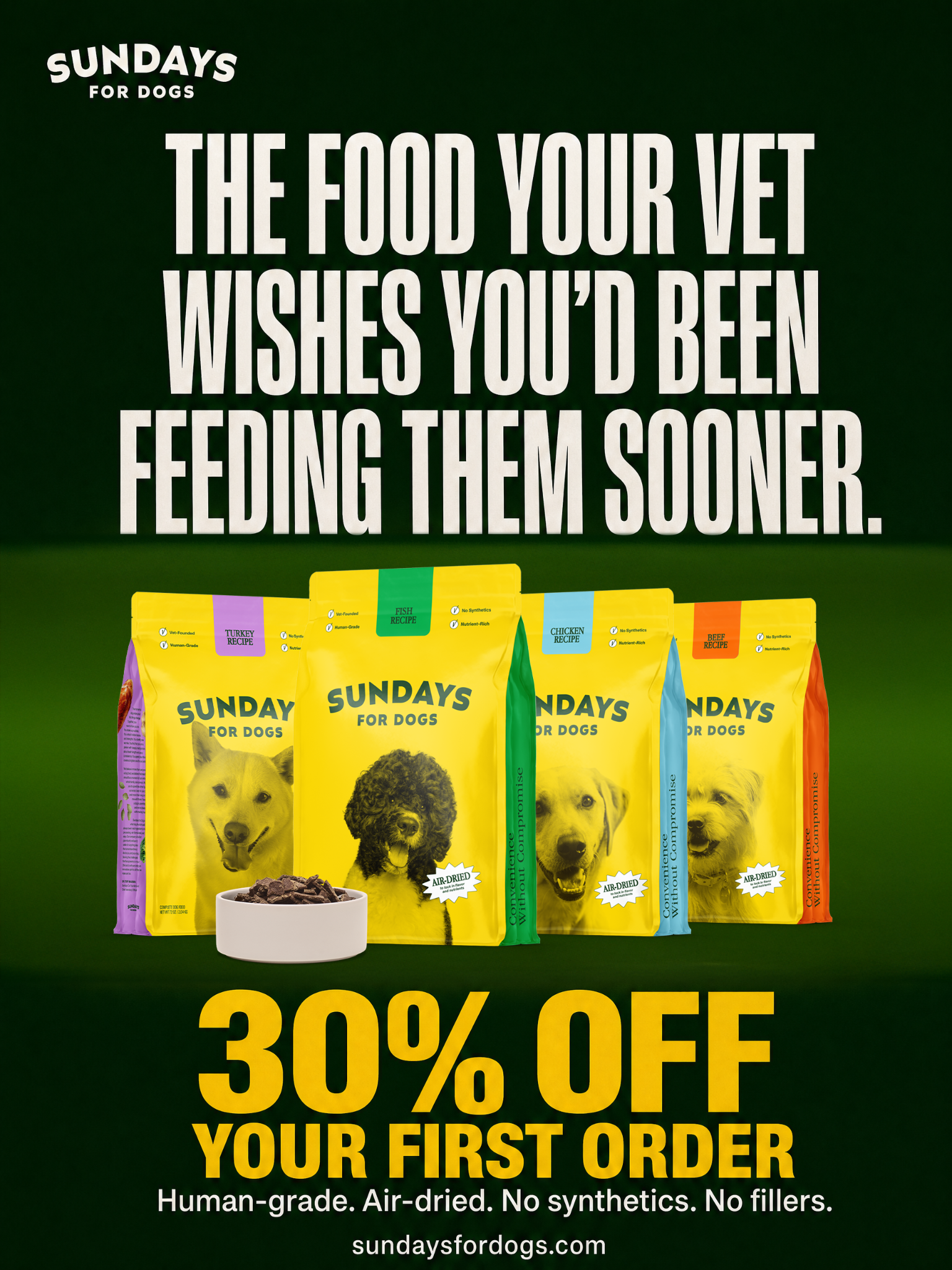 Sundays Facebook ad