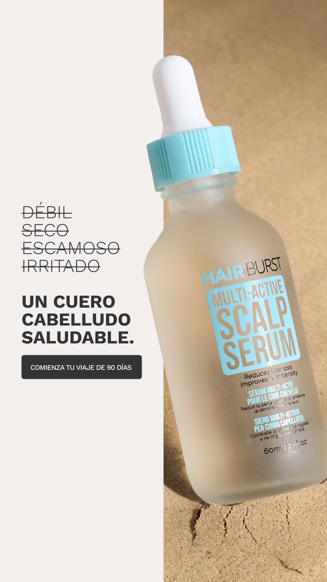 Hairburst España Facebook ad