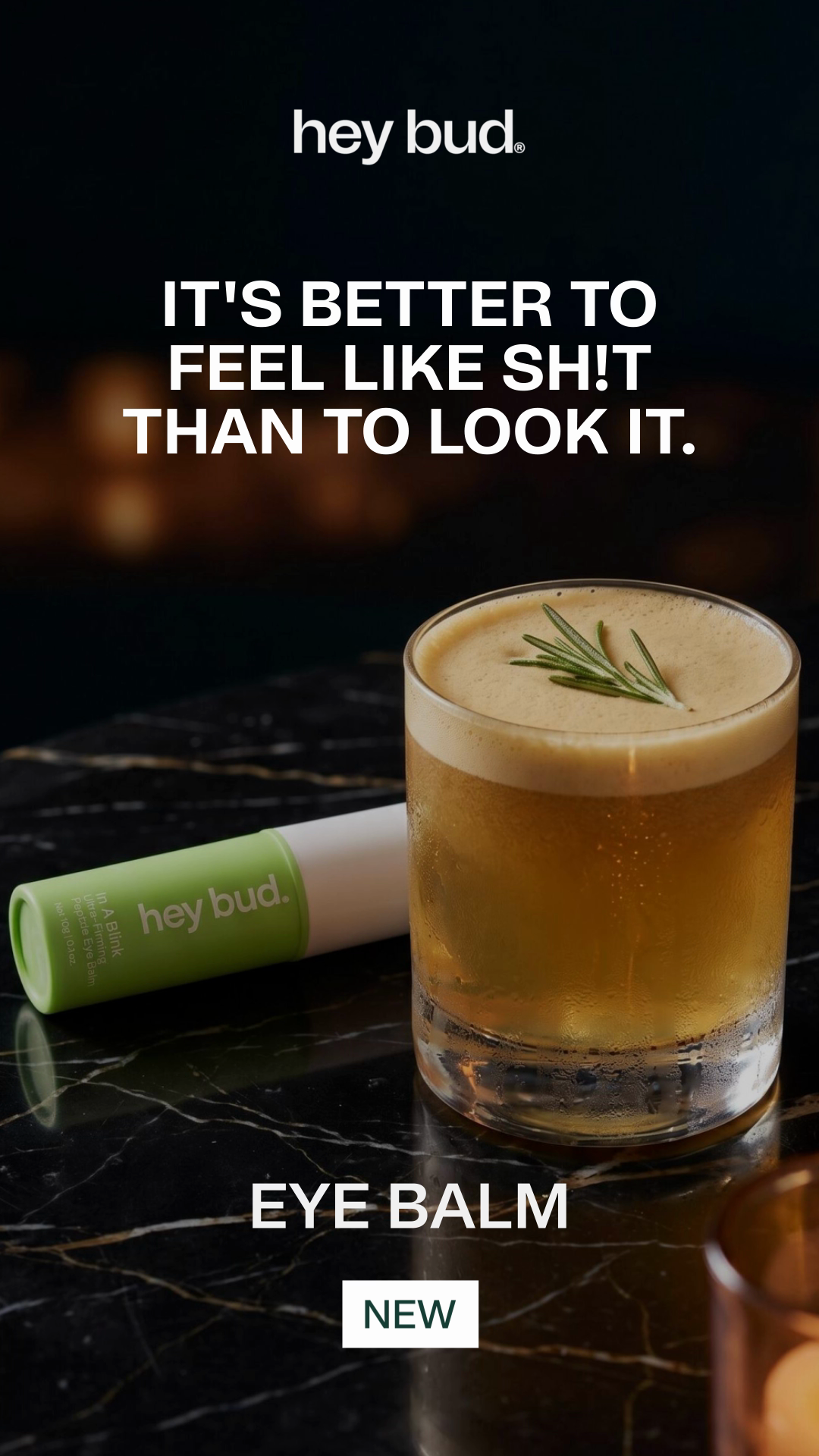Hey Bud Skincare Facebook ad