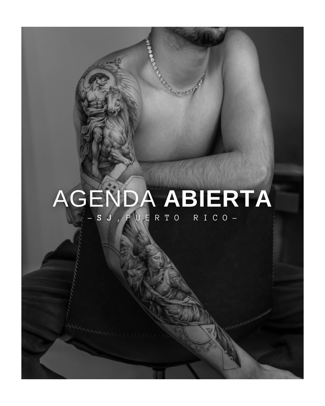 Adalextattoo Facebook ad: Agenda abierta para nuevos proyectos de tatuaje.