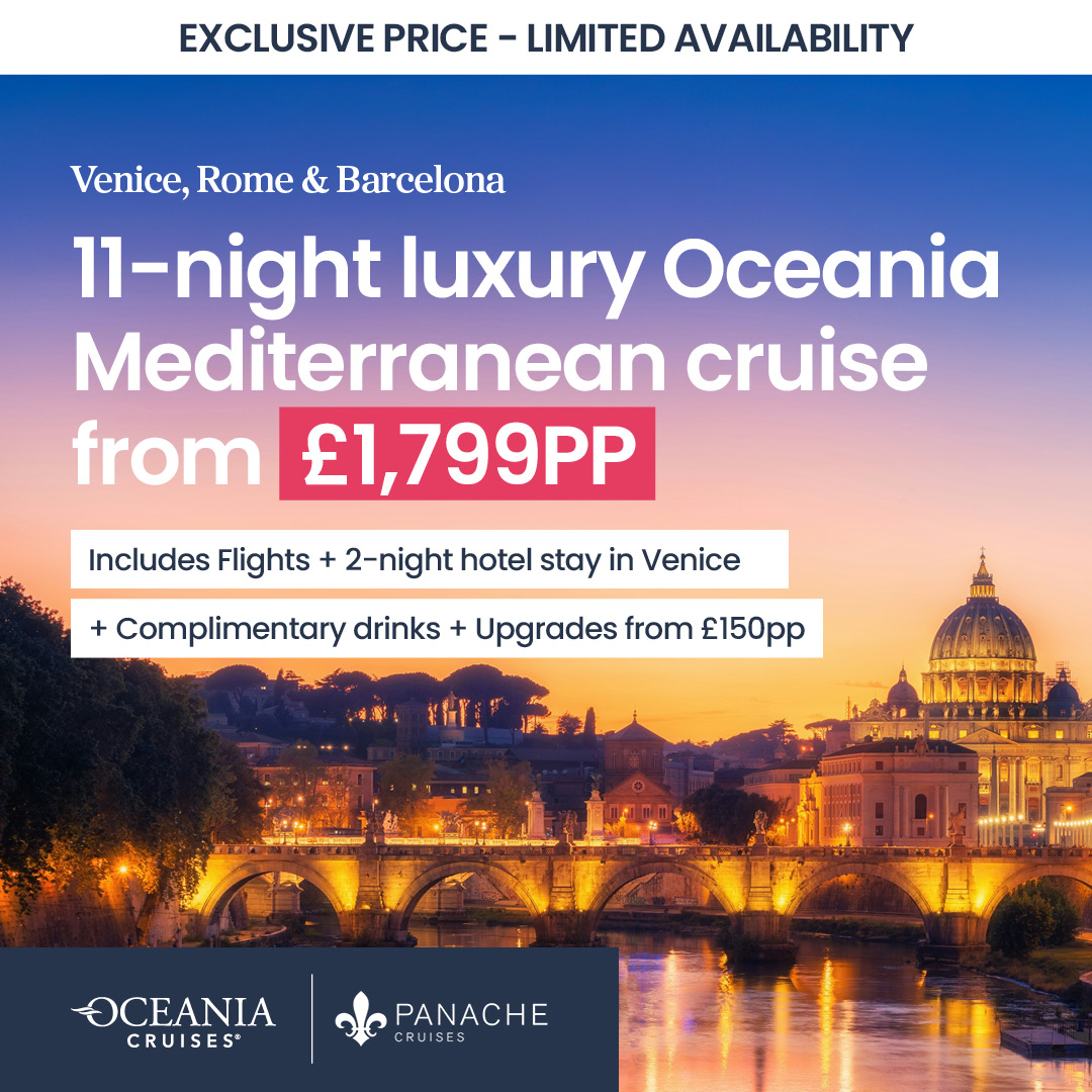Panache Cruises Facebook ad
