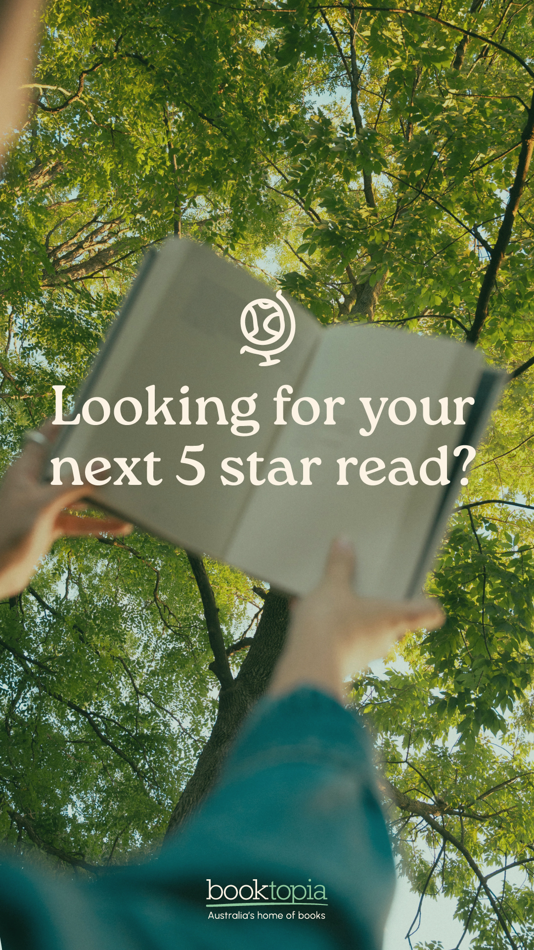 Booktopia Facebook ad