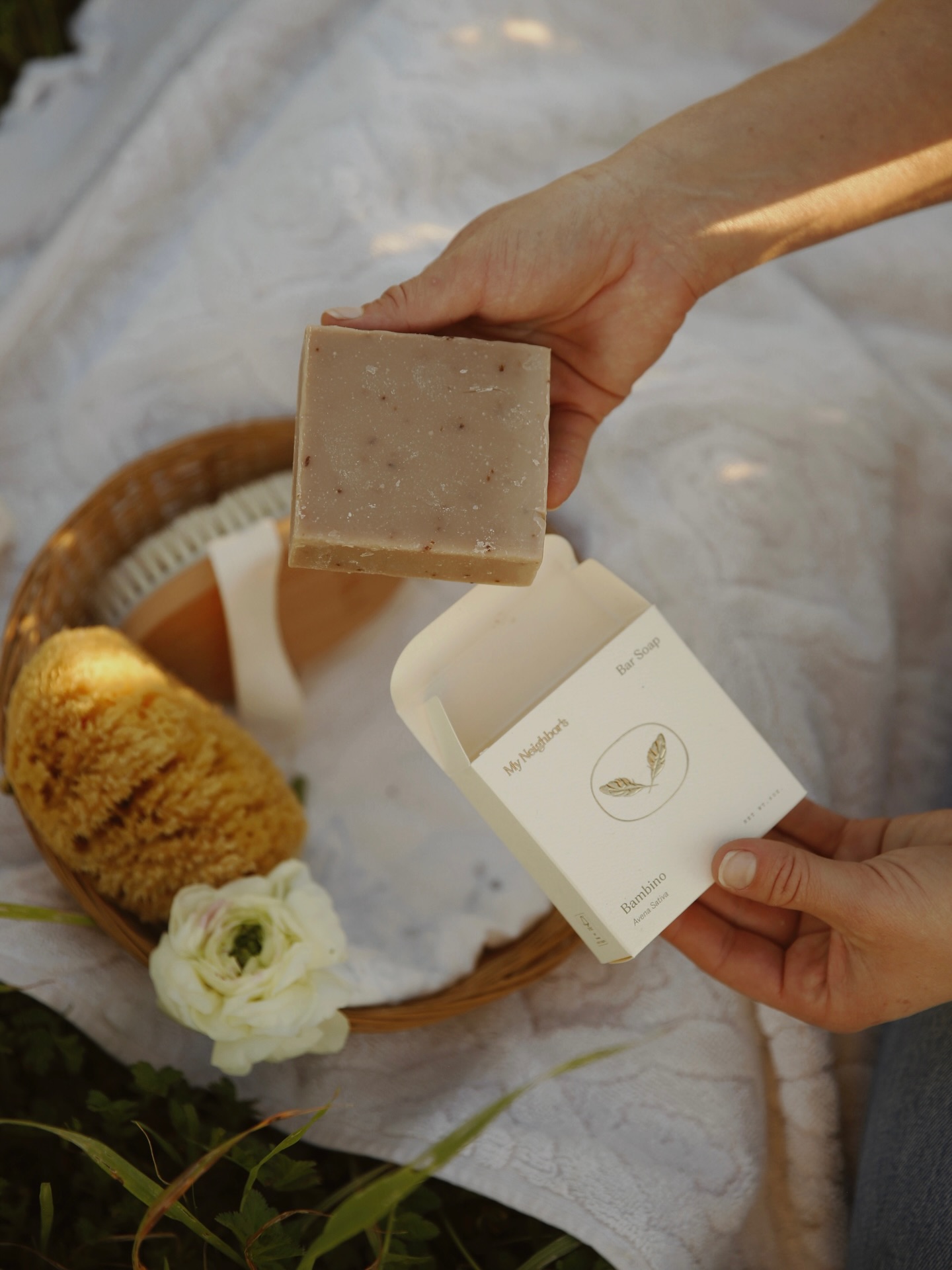 My Neighbors Tallow Facebook ad: Our Bambino Soap Each bar is crafted with…