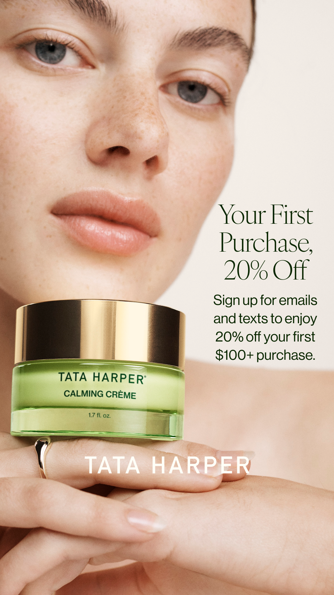 Tata Harper Skincare Facebook ad