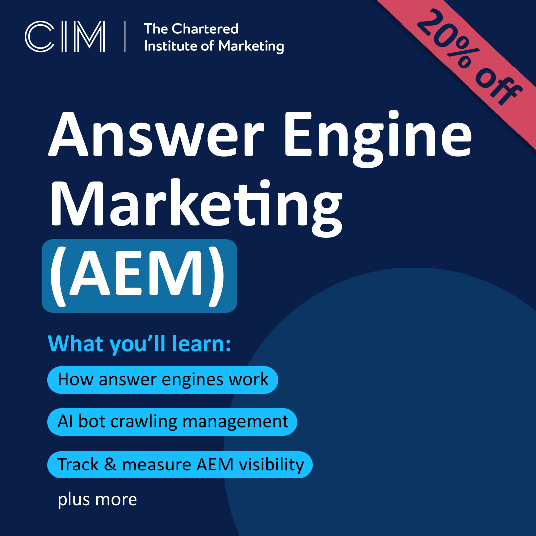 CIM - The Chartered Institute of Marketing Facebook ad: Ready to take the next step in your…