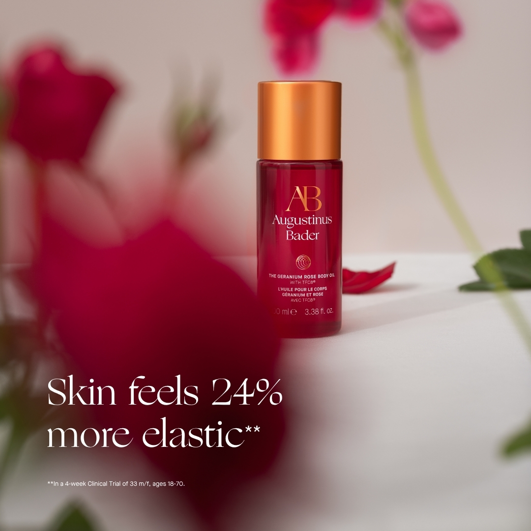 Augustinus Bader Facebook ad: Clinically Proven Bodycare