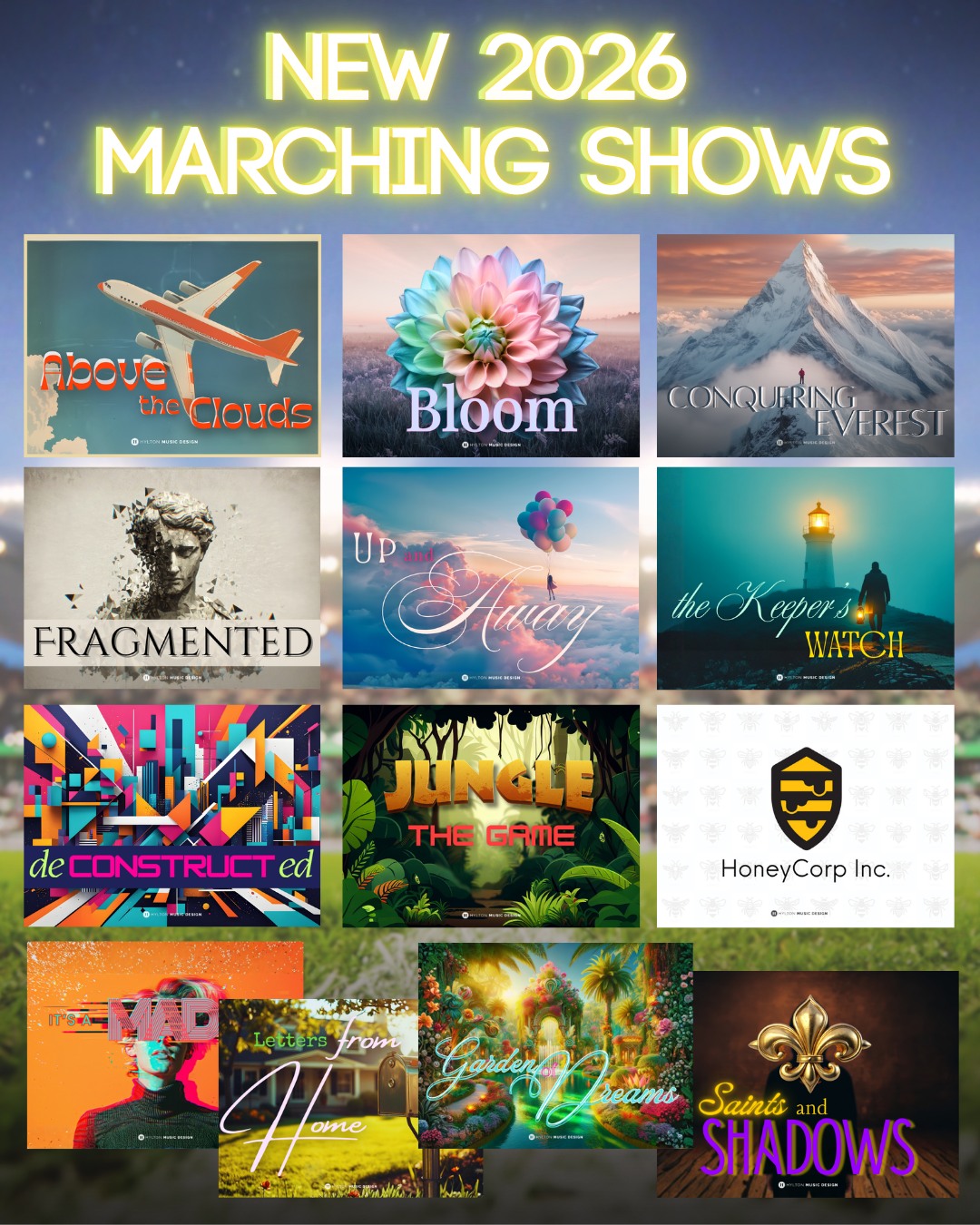 Hylton Music Design Facebook ad: Marching Band Shows - Hylton Music Design
