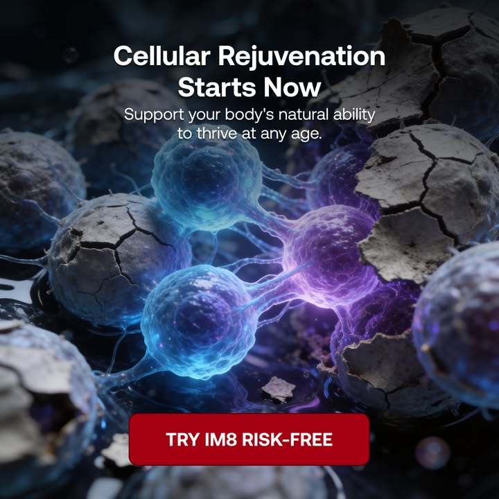 IM8 Global Facebook ad: Longevity Starts at the Cellular Level