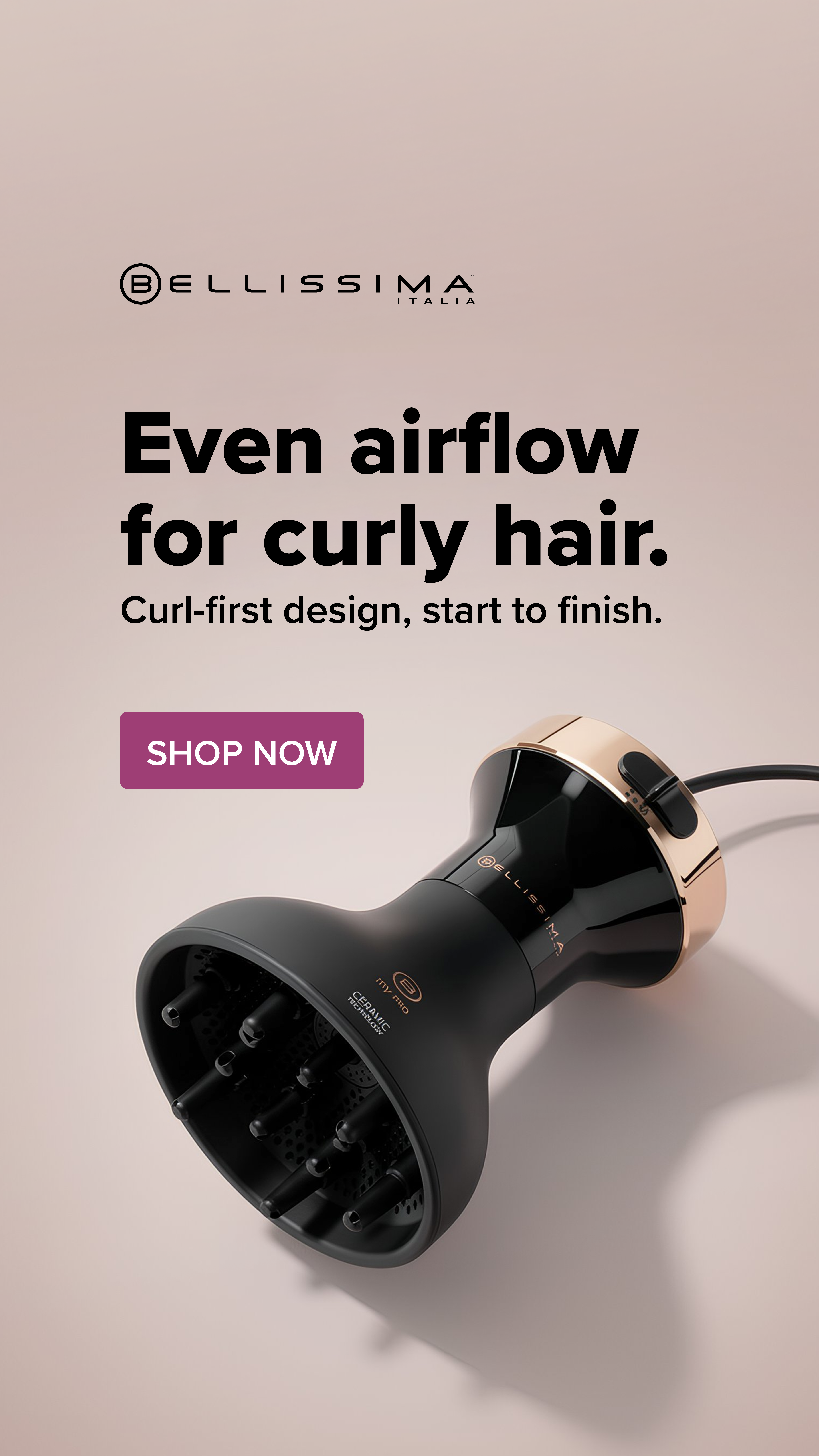 Bellissima Hair Tools Facebook ad