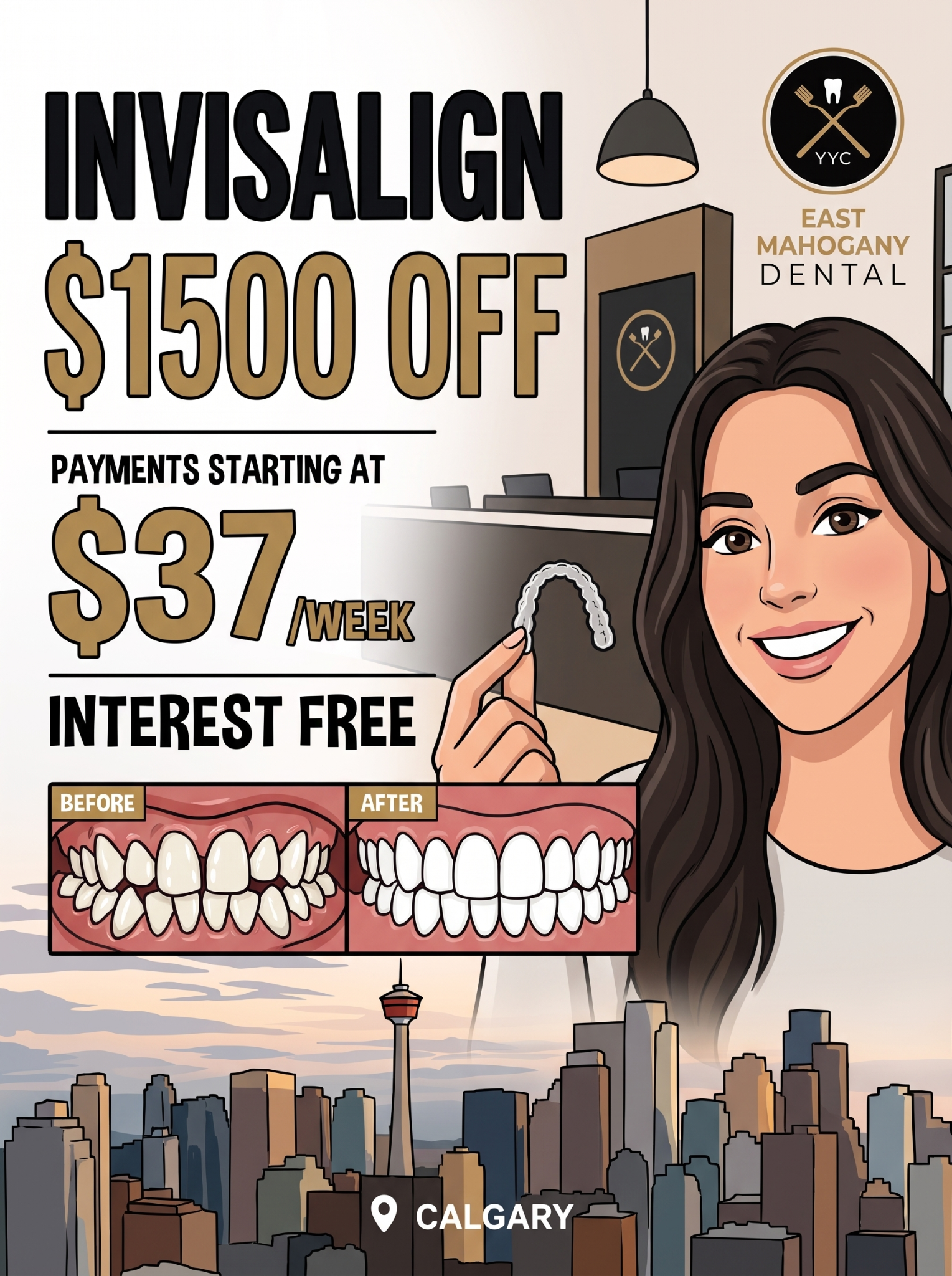 East Mahogany Dental Facebook ad