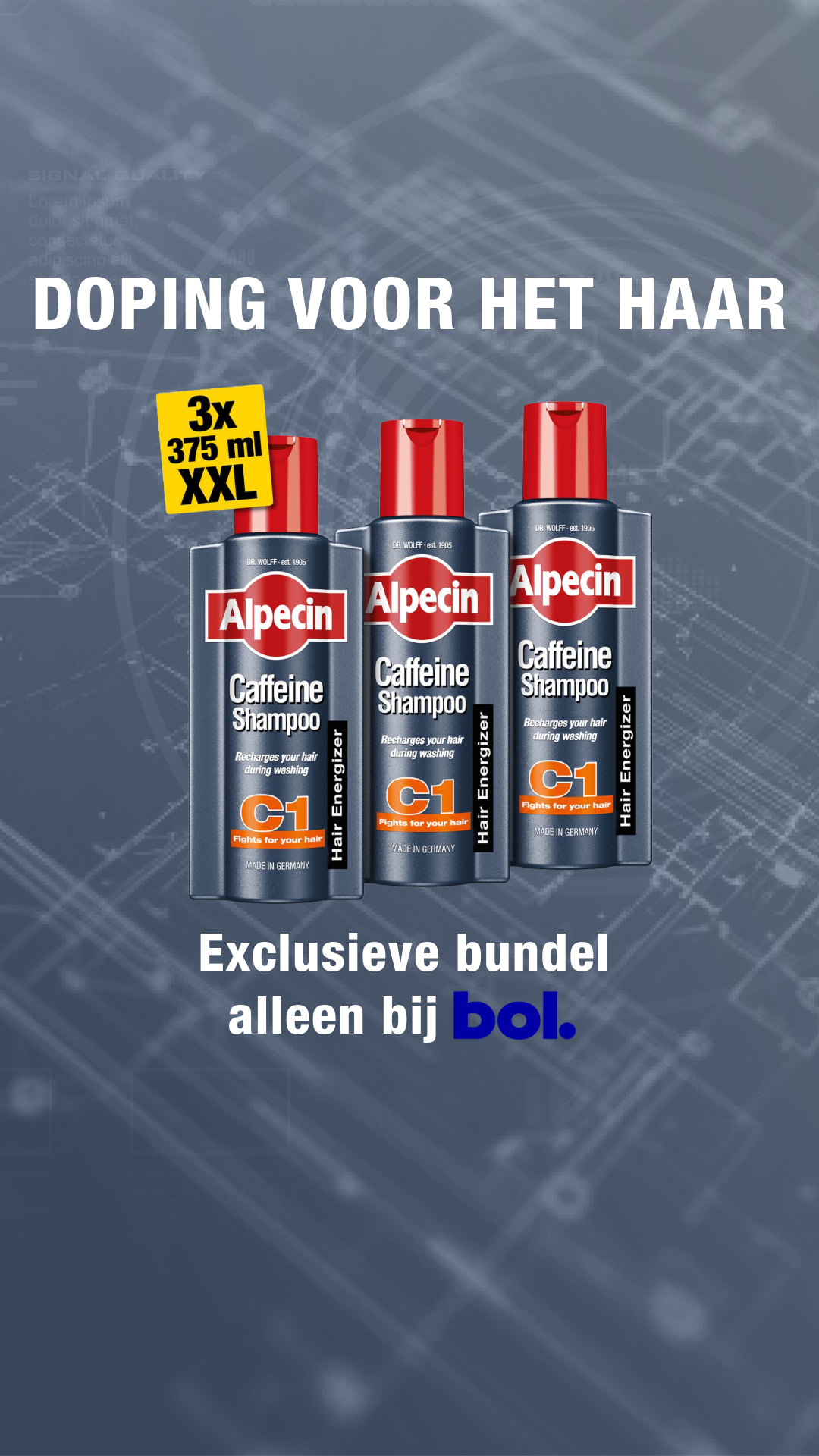 Alpecin Facebook ad