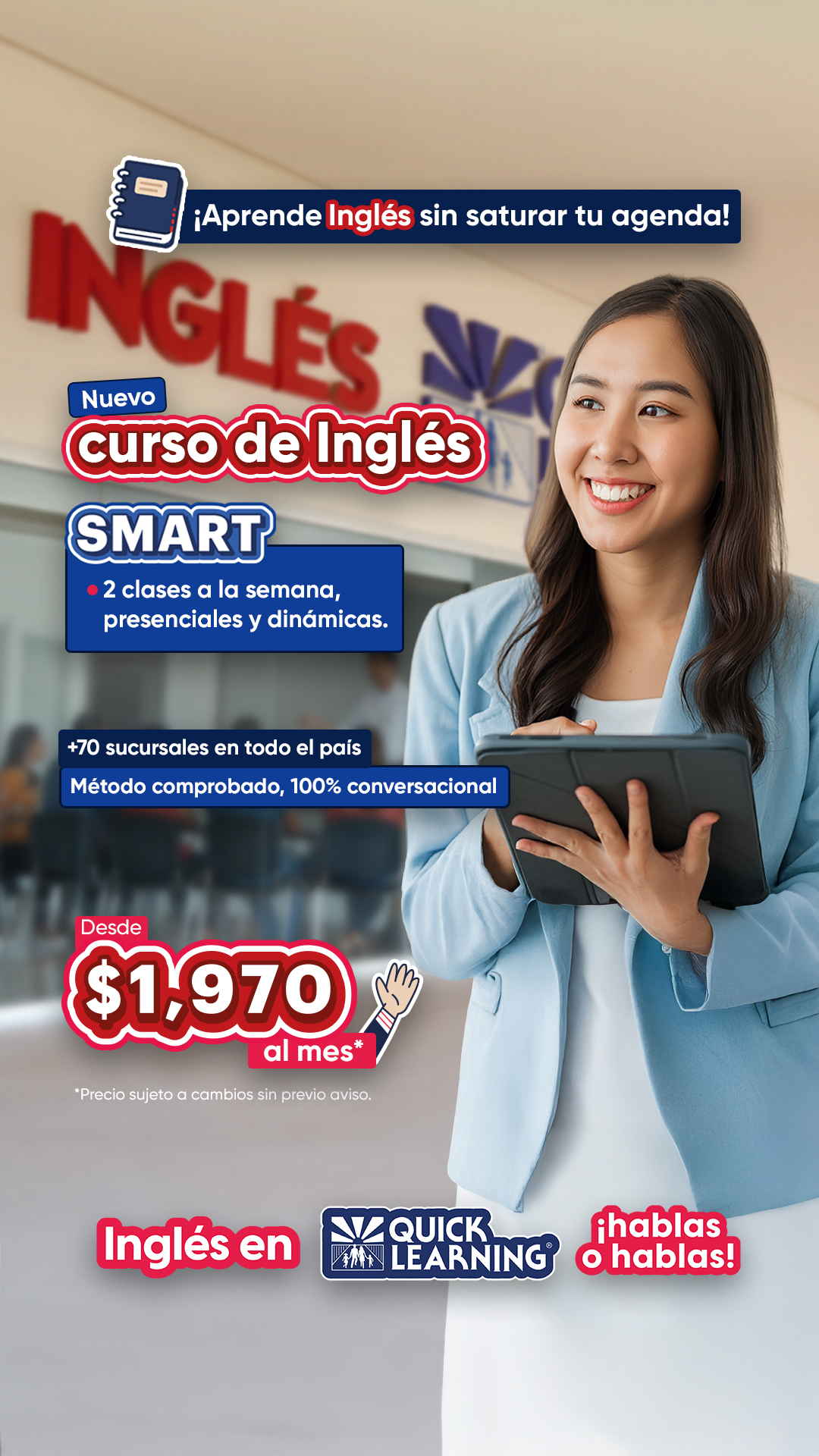 Quick Learning Facebook ad