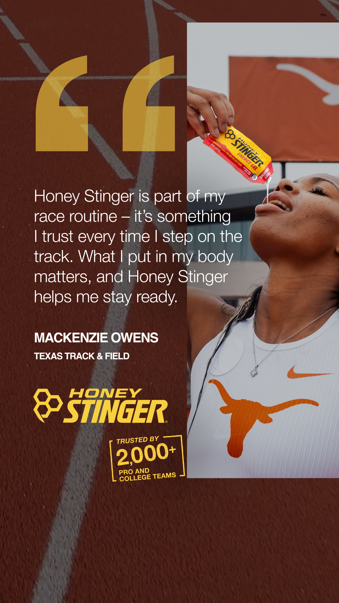 Honey Stinger Facebook ad