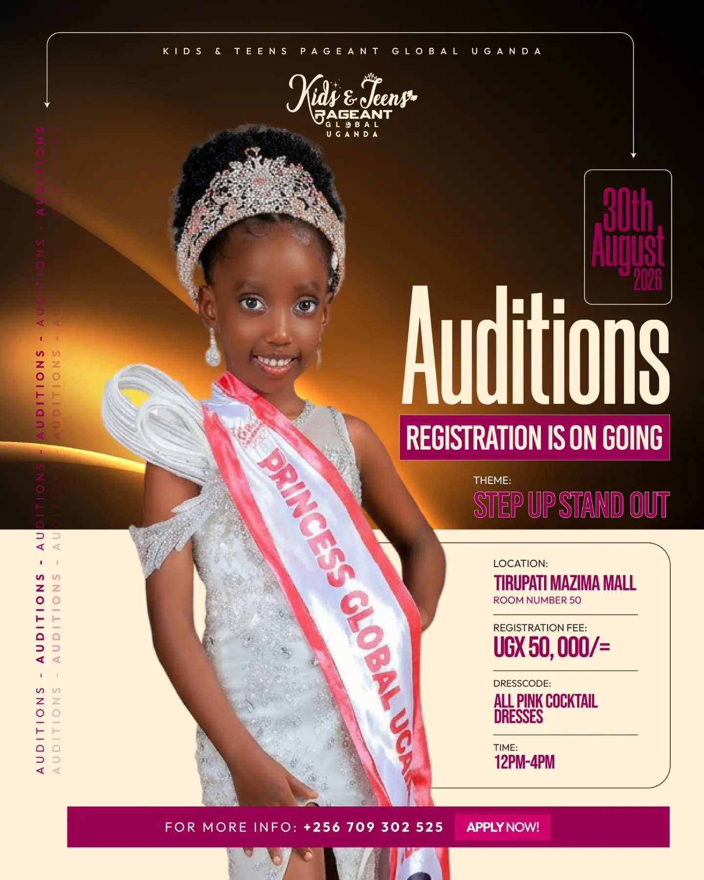 Kids & Teens Pageant Global Uganda Facebook ad