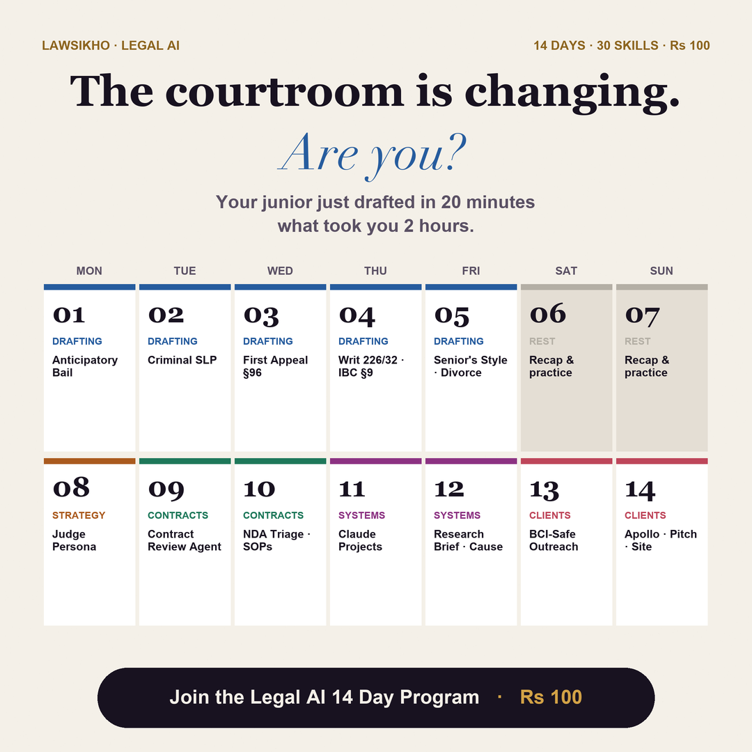 LawSikho Facebook ad