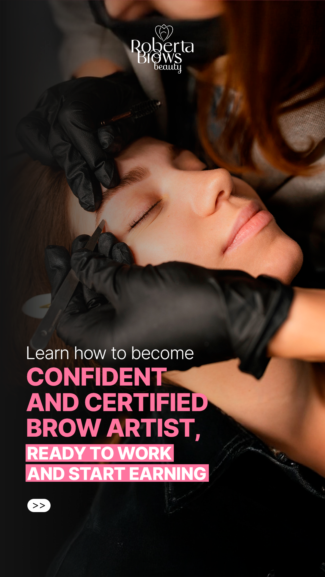 Roberta Brows & Beauty Facebook ad from Apr 22, 2026