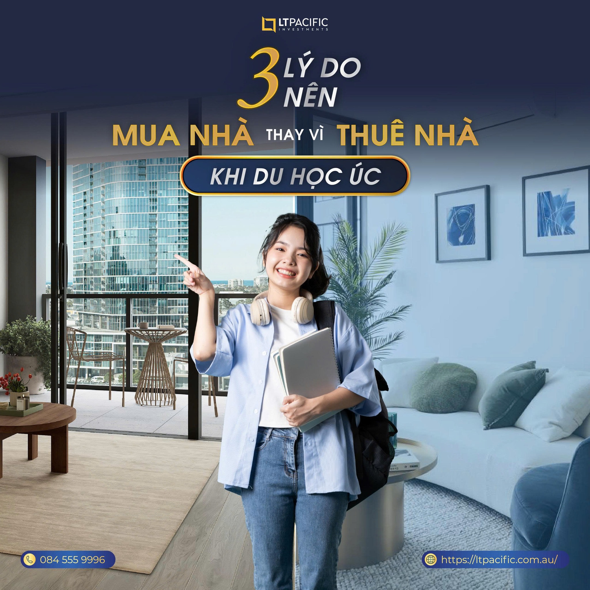 LT Pacific Investments - Đầu tư Quốc tế Facebook ad: 3 LÝ DO NÊN MUA NHÀ THAY VÌ…