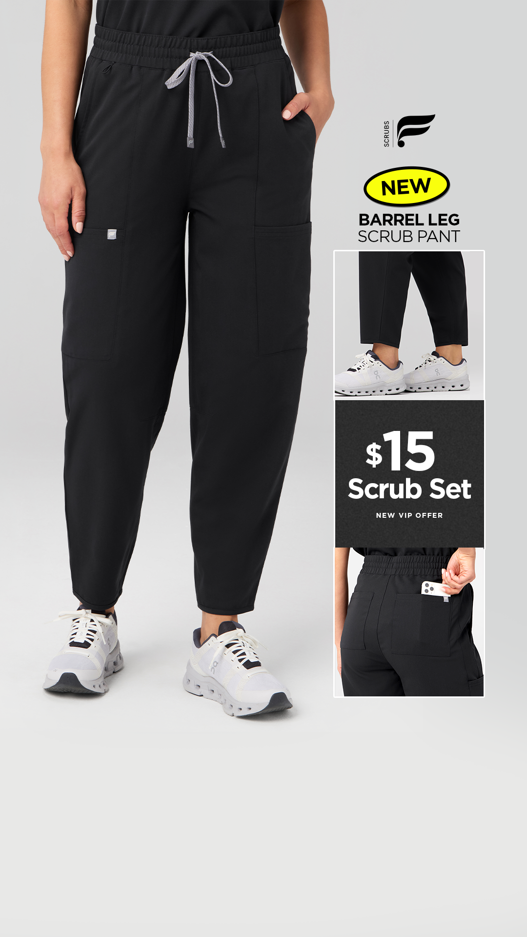 Fabletics Scrubs Facebook ad