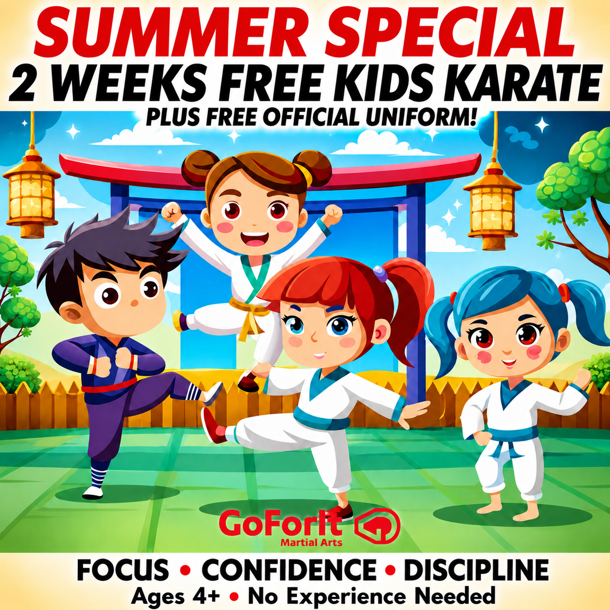 Go For It Martial Arts Ozone Park Facebook ad