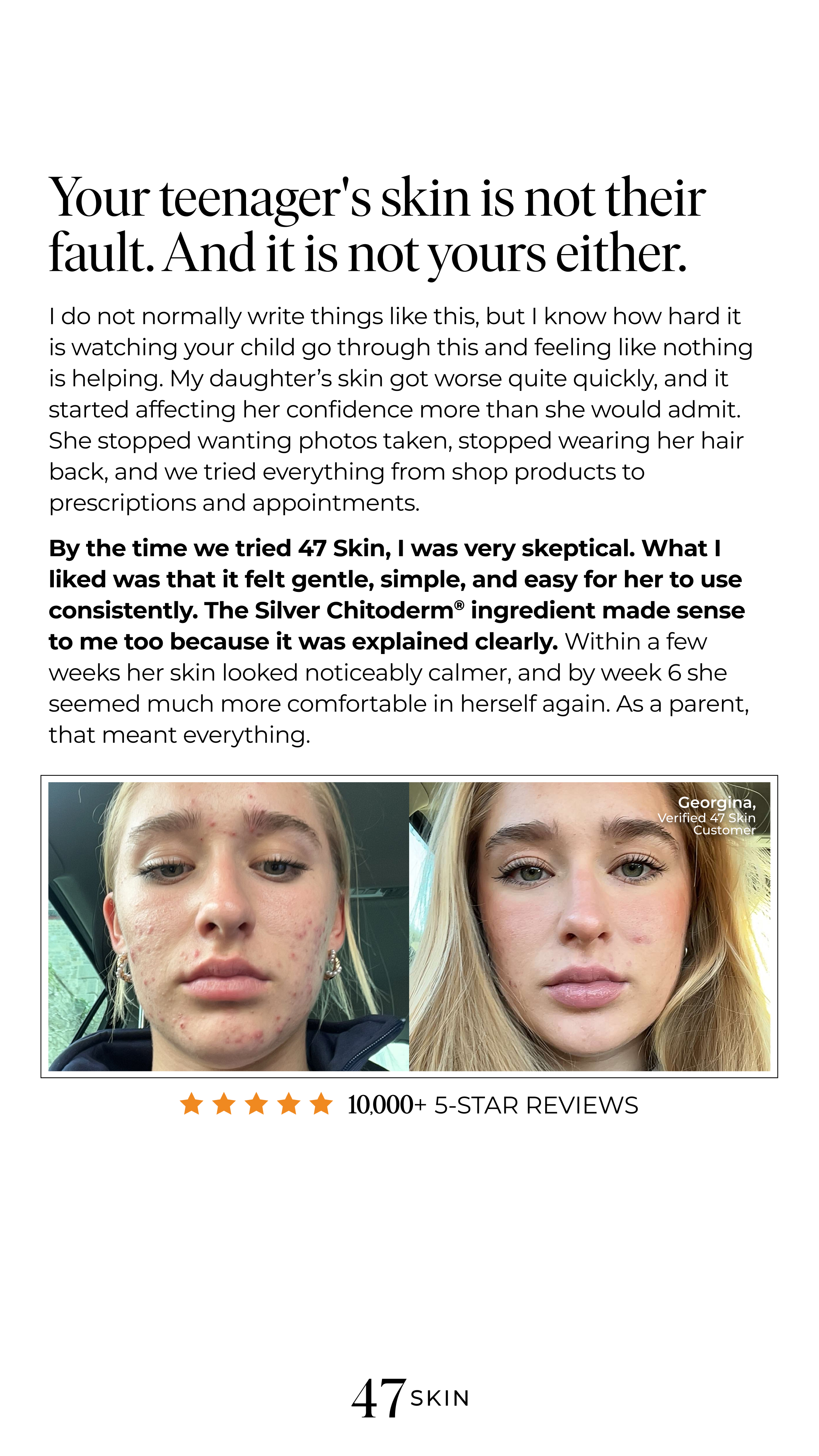 47Skin Facebook ad